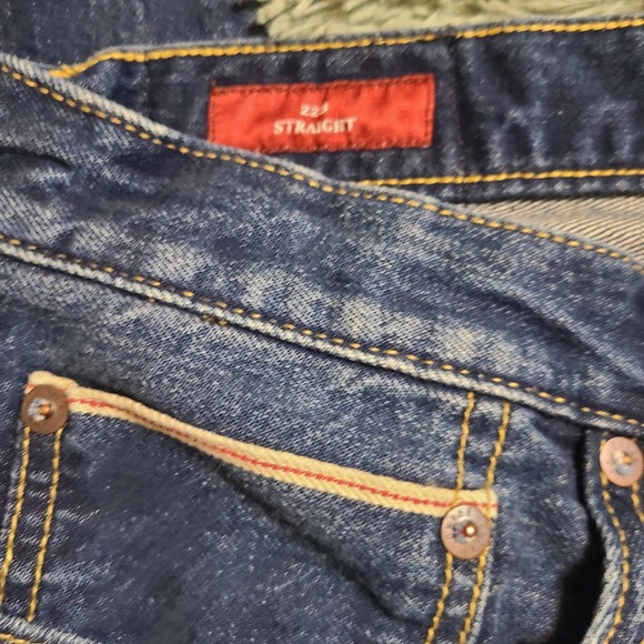Lucky Brand Legend Jeans Dark Wash Denim‎ 26x32 223 Straight Leg - Picture 2 of 6